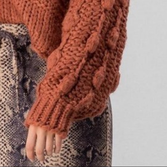 POM POM Chunky open knit sweater - Picture 6 of 8